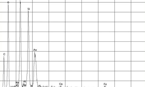 EDX Spectrum Crisotile Amianto in Sigillante | © CRB Analysis Service GmbH